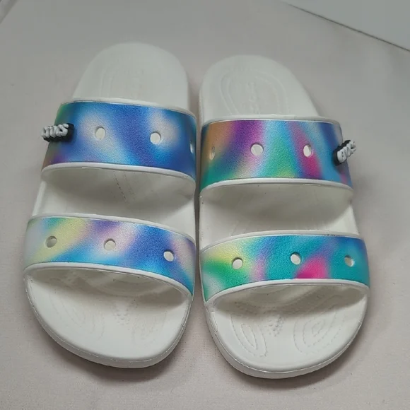 CROCS Classic Sandals Solar Rainbow - Picture 2 of 7